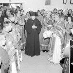 Епископ Александр за освящением Троицкого храма в Оулу 3( 1950-е гг.)