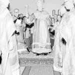 Епископ Александр за освящением Троицкого храма в Оулу4 ( 1950-е гг.)