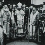Епископ Феофан (Ноли) с духовенством Албанской Церкви в 20-е годы XX века